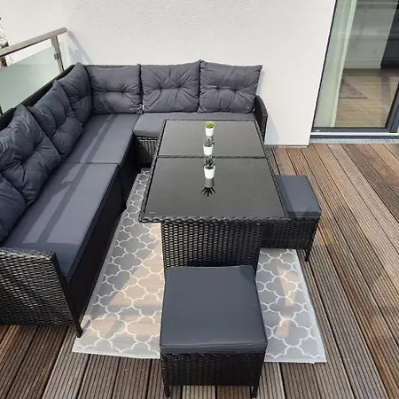 Modern Living Apartment With Sunset Terrace Braunschweig Exterior foto